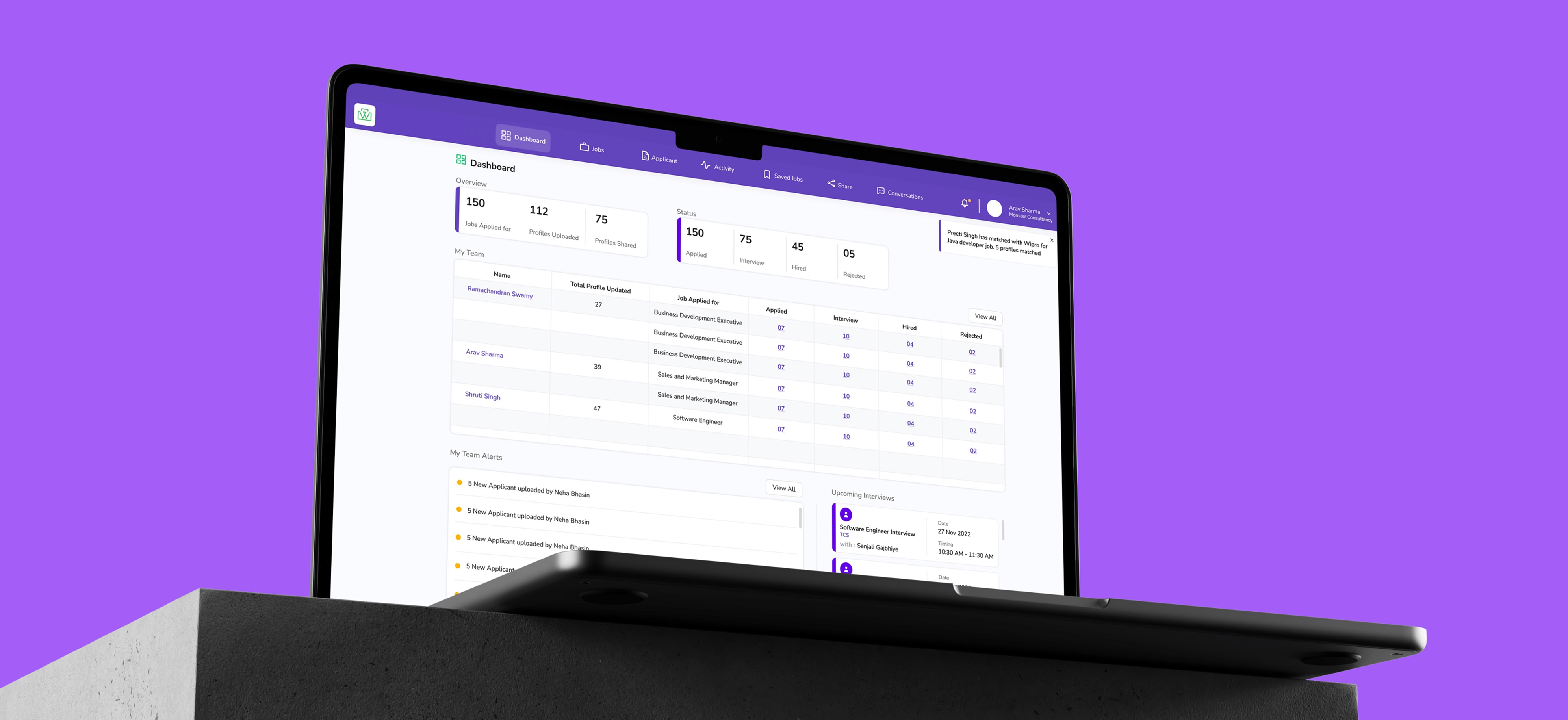 EarthWise mobile application user interface design